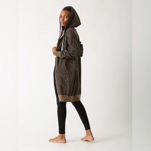 Electric & Rose Joplin Oversized Hoodie in Leopard Print